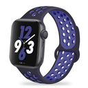 Apple Watch 40mm Uyumlu Kordon Silikon Esnek Yumuşak Delikli Spor KRD-02 Kayış