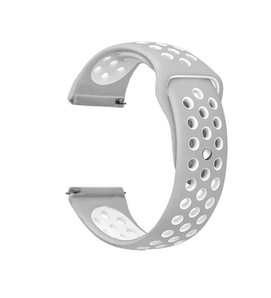 Xiaomi  Amazfit Pace Uyumlu Kordon Silikon Esnek Yumuşak Delikli Spor KRD-02 Kayış