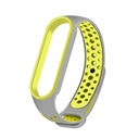Xiaomi Mi Band 6 Uyumlu Kordon Silikon Esnek Yumuşak Delikli Spor KRD-02 Kayış