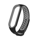 Xiaomi Mi Band 6 Uyumlu Kordon Silikon Esnek Yumuşak Delikli Spor KRD-02 Kayış