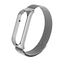 Xiaomi Mi Band 6 Uyumlu Kordon Hasır Metal Mıknatıslı Örgü Zore KRD-01 Kayış