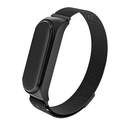 Xiaomi Mi Band 6 Uyumlu Kordon Hasır Metal Mıknatıslı Örgü Zore KRD-01 Kayış