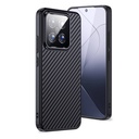 Xiaomi Mi 14 Pro Uyumlu Kılıf Aramid Karbon Fiber M-safe Özellikli Wlons Radison Kapak