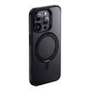 Apple iPhone 15 Pro Uyumlu Kılıf M-safe Şarj Özellikli 360° Dönebilen Benks Pop Stand Kapak