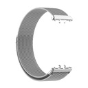 Samsung Galaxy Fit 3 Uyumlu Kordon Hasır Metal Mıknatıslı Örgü Zore KRD-01 Kayış