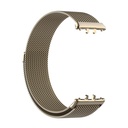 Samsung Galaxy Fit 3 Uyumlu Kordon Hasır Metal Mıknatıslı Örgü Zore KRD-01 Kayış