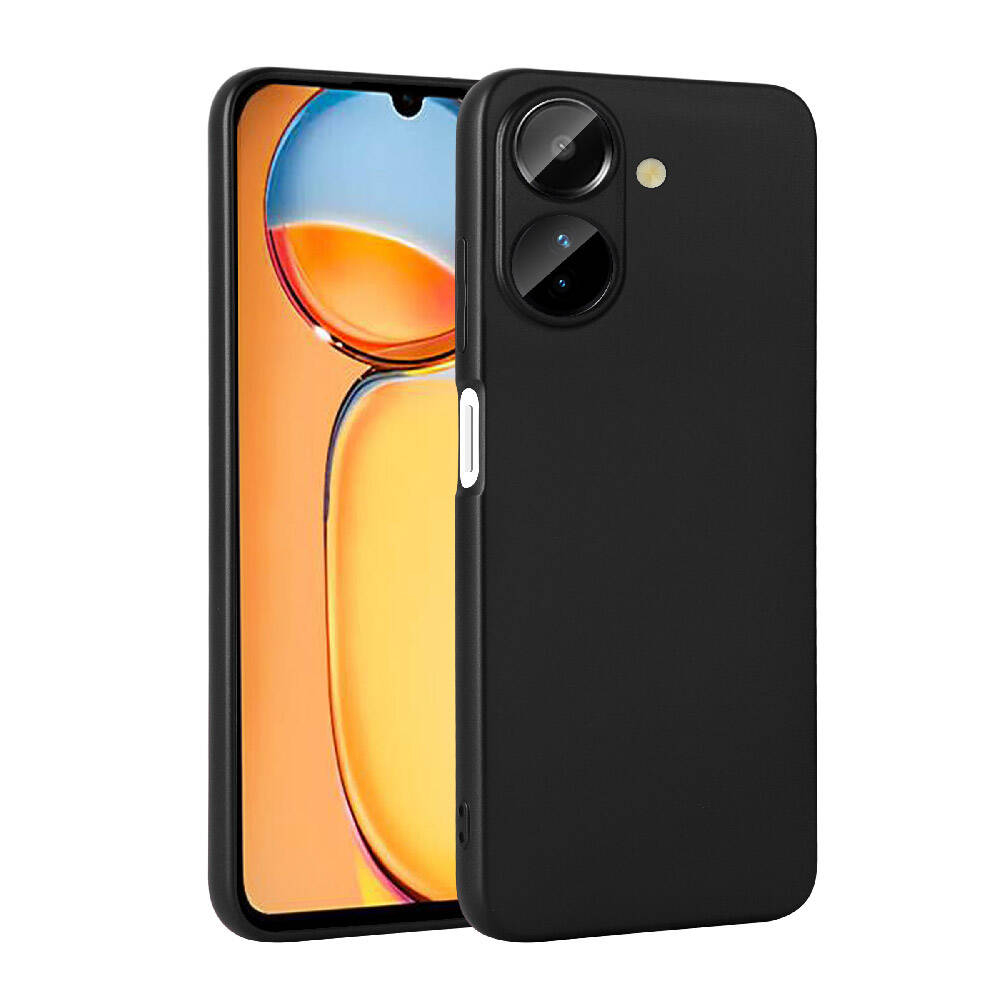 [RNZ-TA101055] Xiaomi Poco C65 Uyumlu Kılıf Zore Premier Silikon Kapak (Siyah)