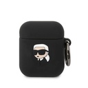 Apple Airpods Uyumlu Kılıf Karl Lagerfeld Orjinal Lisanslı Karl 3D Silikon Kapak