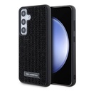 Samsung Galaxy S24 Plus Uyumlu Kılıf Karl Lagerfeld Taşlı Metal Logo Orjinal Lisanslı Kapak