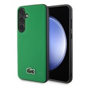 Samsung Galaxy S24 Plus Uyumlu Kılıf Lacoste Orjinal Lisanslı PU Pike Desenli Arka Yüzey İkonik Timsah Dokuma Logolu Kapak