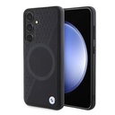 Samsung Galaxy S24 Uyumlu Kılıf BMW Orjinal Lisanslı M-safe Şarj Özellikli Yarım Dokulu Circle Leather Kapak