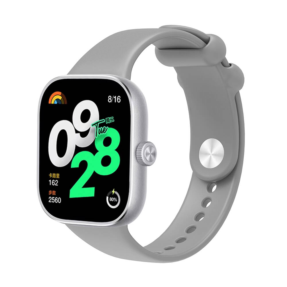 Mi Band 8 Pro Uyumlu Kordon Silikon Spor Geçmeli Zore KRD-109 Kayış