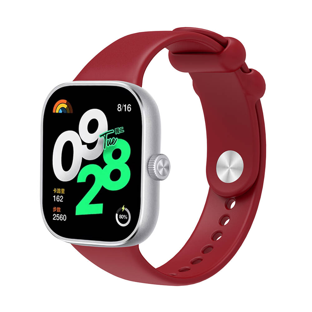Mi Band 8 Pro Uyumlu Kordon Silikon Spor Geçmeli Zore KRD-109 Kayış