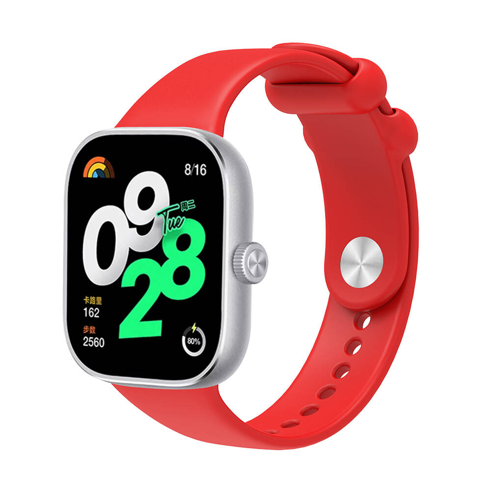 Mi Band 8 Pro Uyumlu Kordon Silikon Spor Geçmeli Zore KRD-109 Kayış