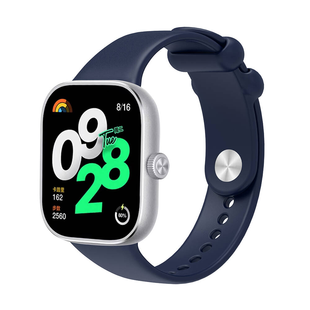 Mi Band 8 Pro Uyumlu Kordon Silikon Spor Geçmeli Zore KRD-109 Kayış