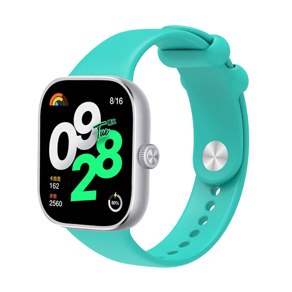 Mi Band 8 Pro Uyumlu Kordon Silikon Spor Geçmeli Zore KRD-109 Kayış