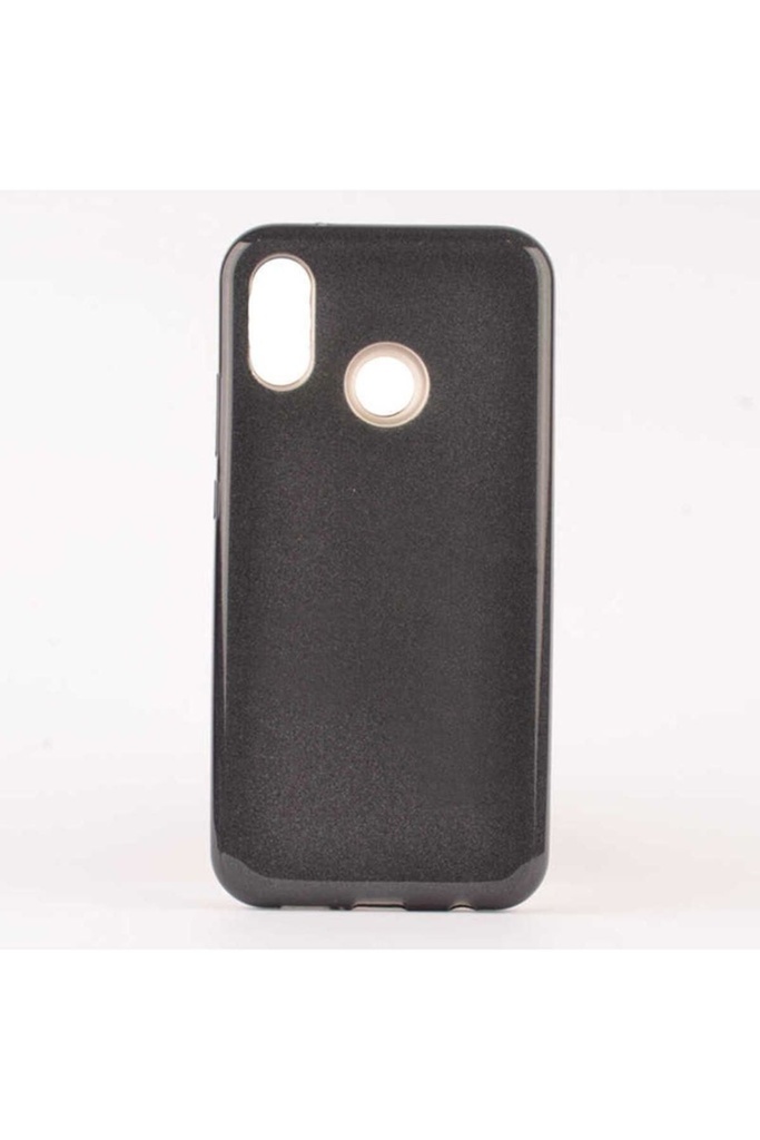 [RNZ-TA29875] Huawei P20 Lite Uyumlu Kılıf Zore Shining Silikon (Siyah)