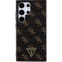Samsung Galaxy S24 Ultra Uyumlu Kılıf Guess Orjinal Lisanslı PU Üçgen Logo 4G Desenli Kapak