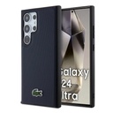 Samsung Galaxy S24 Ultra Uyumlu Kılıf Lacoste Orjinal Lisanslı PU Pike Desenli Arka Yüzey İkonik Timsah Dokuma Logolu Kapak
