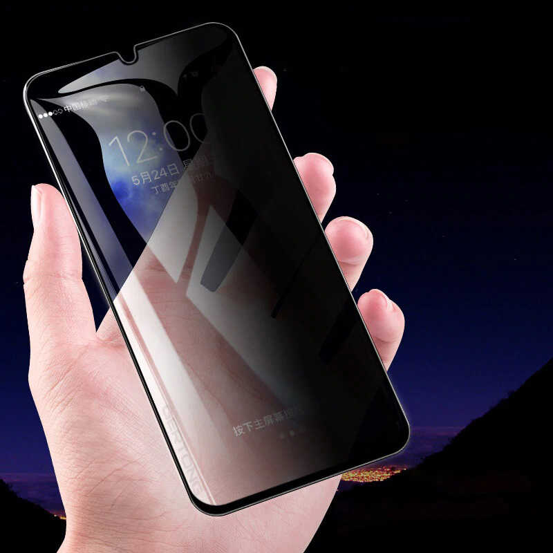 Samsung Galaxy A55 Uyumlu Zore New 5D Privacy Temperli Ekran Koruyucu