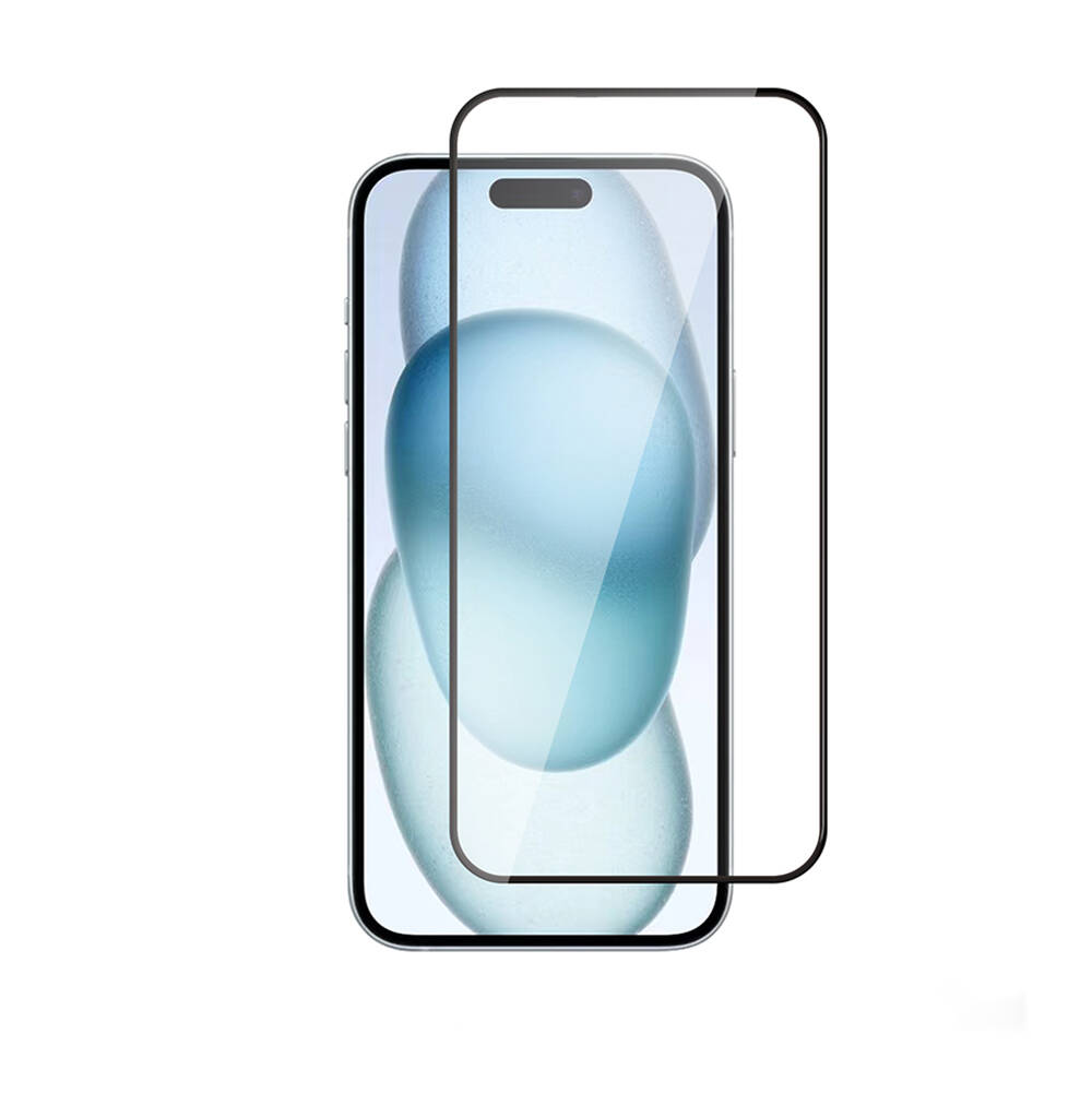 [RNZ-TA100772] Apple iPhone 14 Pro Max Uyumlu ​​​​​​​​​​​​Zore 3D Rika Temperli Cam Ekran Koruyucu