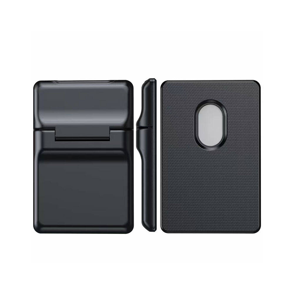 [RNZ-TA101408] Zore CRD-05 Sade Tasarımlı 2 Hazneli PU Magnetik Standlı Kartlık
