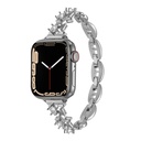 Apple Watch 40mm Uyumlu Kordon Metal Şık Luxury Tasarım Zore KRD-104 Kayış
