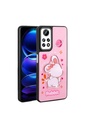 Xiaomi Redmi Note 12 Pro 4G Uyumlu Kılıf Parlayan Kabartmalı İkonik Figürlü Zore Amas Silikon Kapak