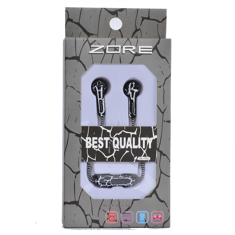 [RNZ-TA35451] Zore GX-7703 Stereo Mp3 Kulaklık (Siyah)