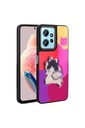 Xiaomi Redmi Note 12 4G Uyumlu Kılıf Parlayan Kabartmalı İkonik Figürlü Zore Amas Silikon Kapak