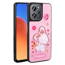 Xiaomi Redmi 12 4G Uyumlu Kılıf Parlayan Kabartmalı İkonik Figürlü Zore Amas Silikon Kapak