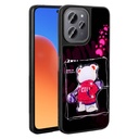 Xiaomi Redmi 12 4G Uyumlu Kılıf Parlayan Kabartmalı İkonik Figürlü Zore Amas Silikon Kapak