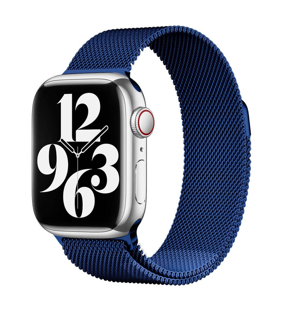 Apple Watch 38mm Uyumlu Kordon Hasır Metal Mıknatıslı Zore Band-01 Kayış