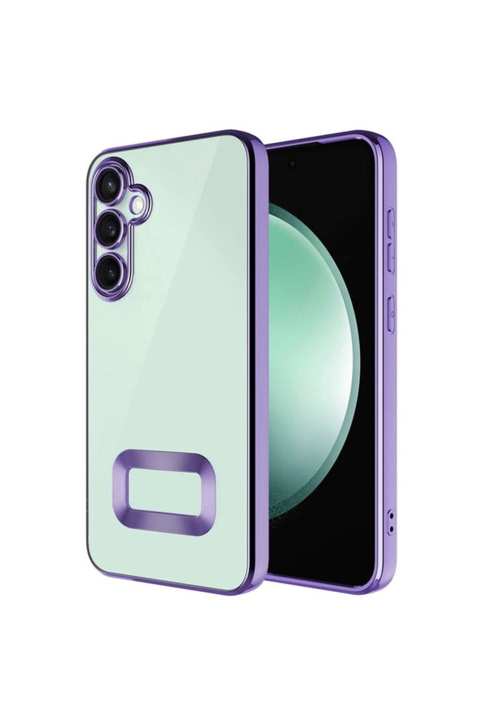 Samsung Galaxy S24 Uyumlu Kılıf Kamera Korumalı Logo Gösteren Zore Omega Kapak