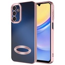 Samsung Galaxy A25 Uyumlu Kılıf Kamera Korumalı Logo Gösteren Zore Omega Kapak