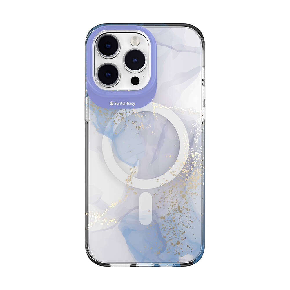 [ZTA102295] Apple iPhone 14 Pro Max Uyumlu Kılıf M-safe Şarj Özellikli Çift IMD Baskılı Lisanslı Switcheasy Artist-M Veil Kapak