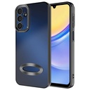 Samsung Galaxy A15 Uyumlu Kılıf Kamera Korumalı Logo Gösteren Zore Omega Kapak