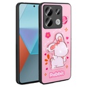Xiaomi Redmi Note 13 Pro 5G Uyumlu Kılıf Parlayan Kabartmalı İkonik Figürlü Zore Amas Silikon Kapak