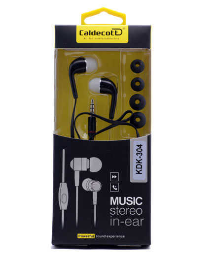[RNZ-TA9831] Caldecott KDK-304 Mp3 Stereo Kulaklık (Siyah)