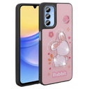 Samsung Galaxy A25 Uyumlu Kılıf Parlayan Kabartmalı İkonik Figürlü Zore Amas Silikon Kapak