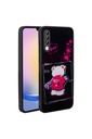 Samsung Galaxy A50 Uyumlu Kılıf Parlayan Kabartmalı İkonik Figürlü Zore Amas Silikon Kapak
