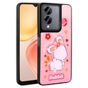 Vivo Y36 5G Uyumlu Kılıf Parlayan Kabartmalı İkonik Figürlü Zore Amas Silikon Kapak
