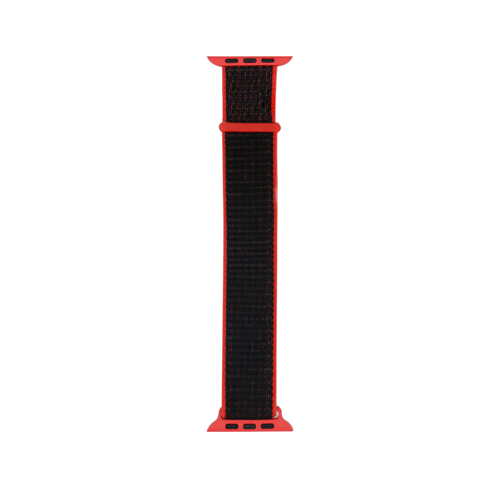 Apple Watch 44mm Uyumlu Kordon Hasır Örgü Kumaş Band-03 Strap Kayış