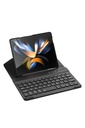 Samsung Galaxy Z Fold 3 Uyumlu Kılıf Standlı Bluetooth Klavyeli Zore Kıpta Keyboard Set Kılıf