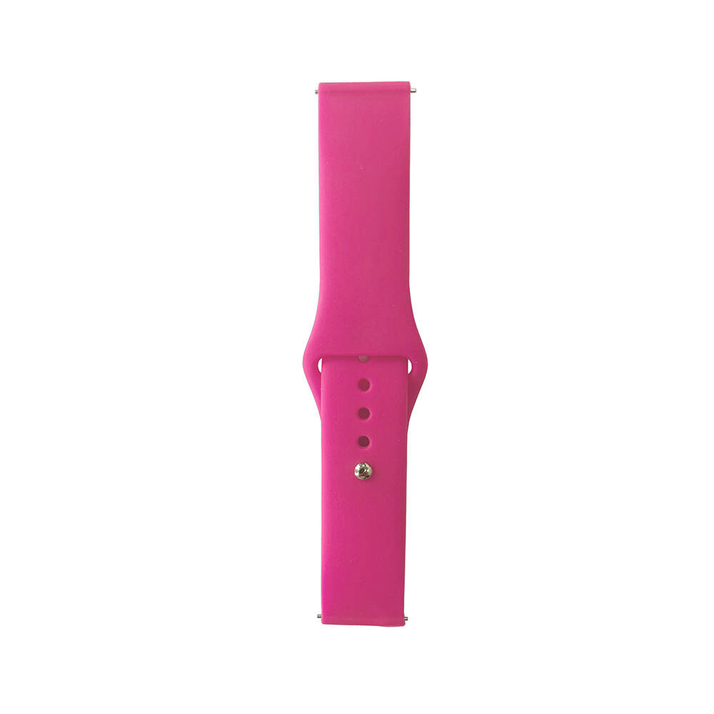 Samsung Galaxy Watch Active 2 40mm Uyumlu Band Serisi 20mm Klasik Kordon Silikon Strap Kayış