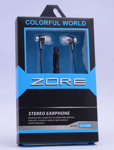 [RNZ-TA9889] Zore GX-908 Mp3 Stereo Kulaklık (Siyah)