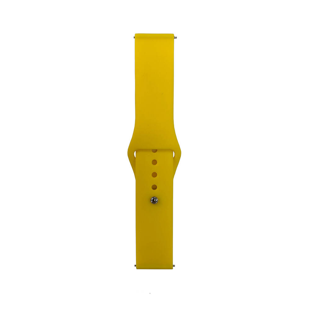 Huawei Honor Magic 2 46mm Uyumlu Band Serisi 22mm Klasik Kordon Silikon Strap Kayış
