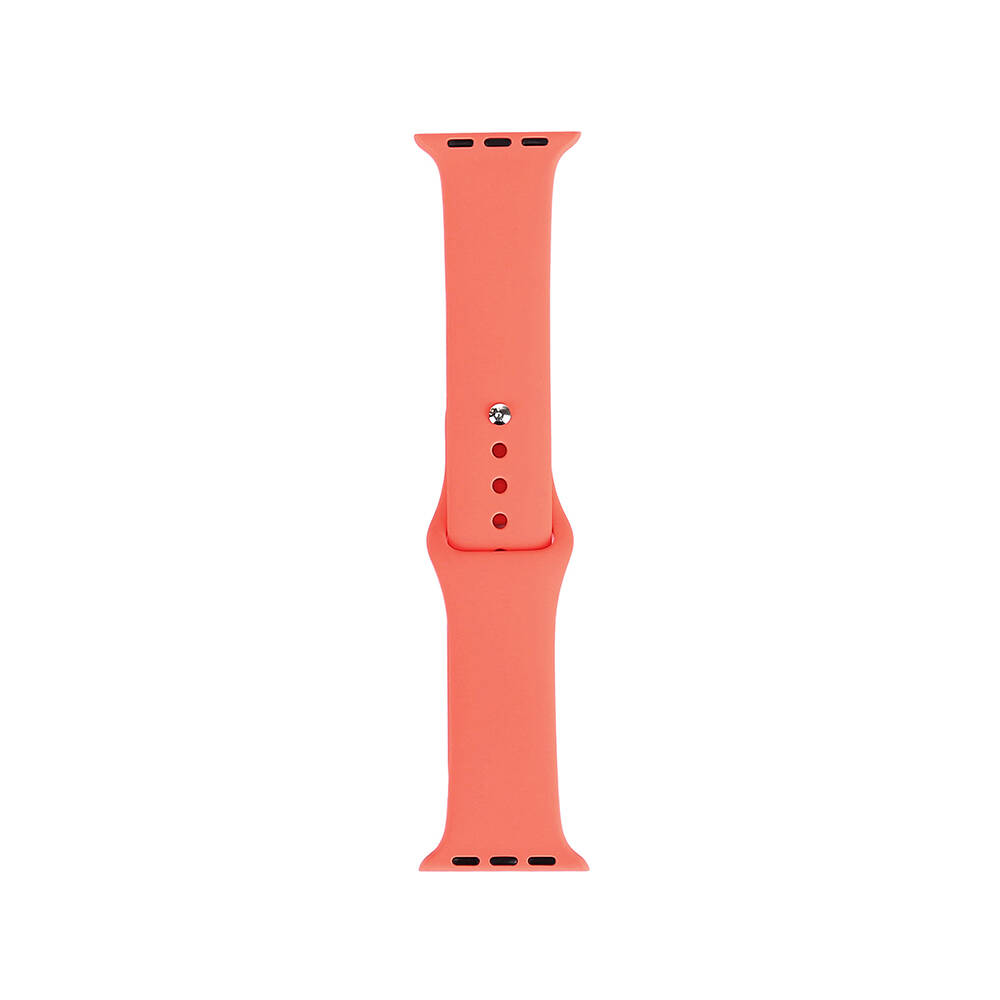 Apple Watch 7 45mm Uyumlu Band Serisi Klasik Kordon Silikon Strap Kayış