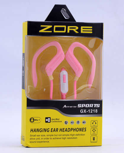 [RNZ-TA9902] Zore GX-1218 Mp3 Stereo Kulaklık (Pembe)