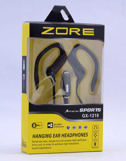 [RNZ-TA9899] Zore GX-1218 Mp3 Stereo Kulaklık (Siyah)